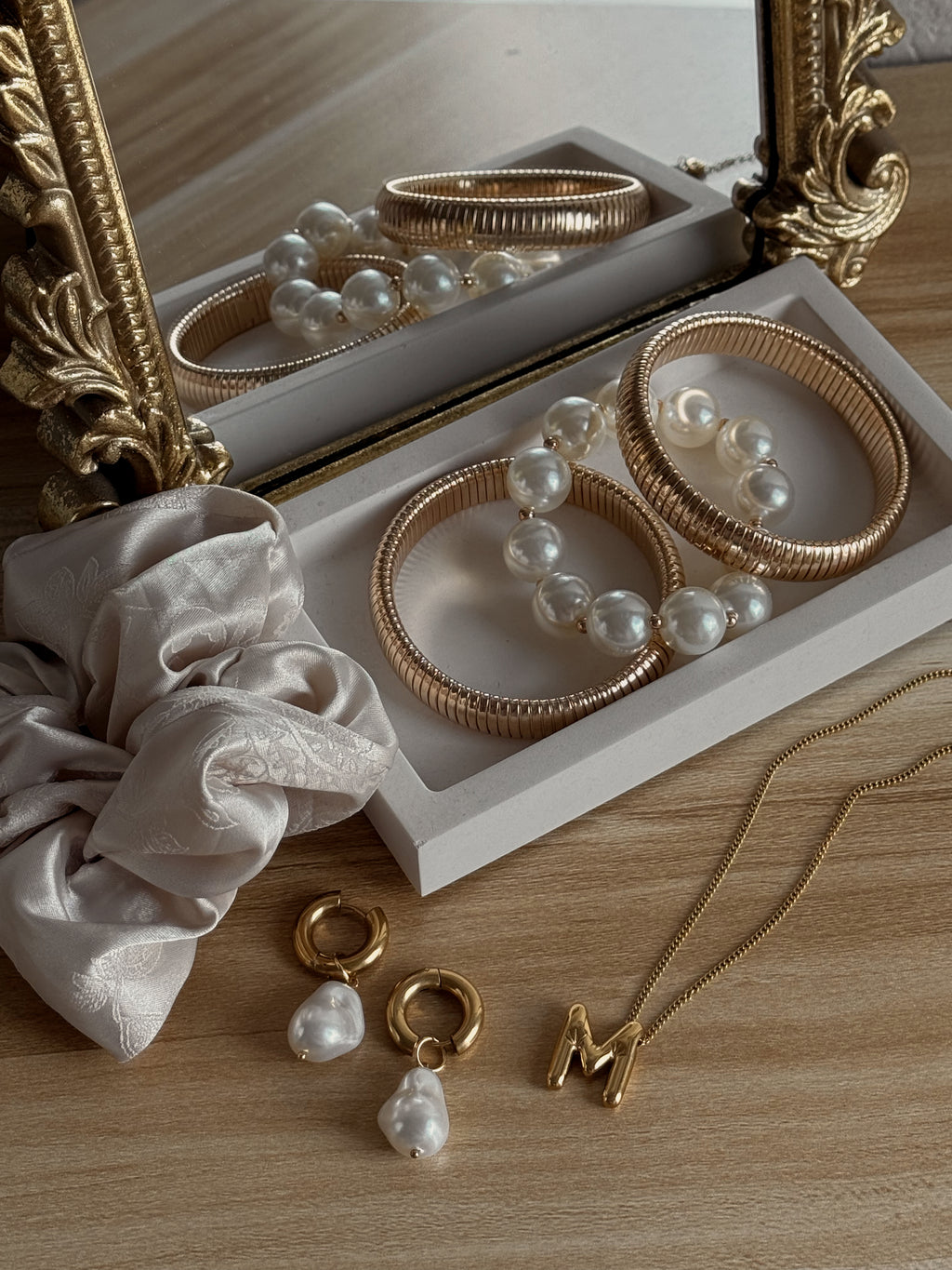 Initial Bubble Necklace